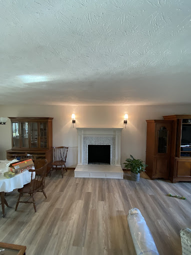 Living Room Fireplace Remodel. Stanford, KY. Central Kentucky Handyman and Home Remodeling.